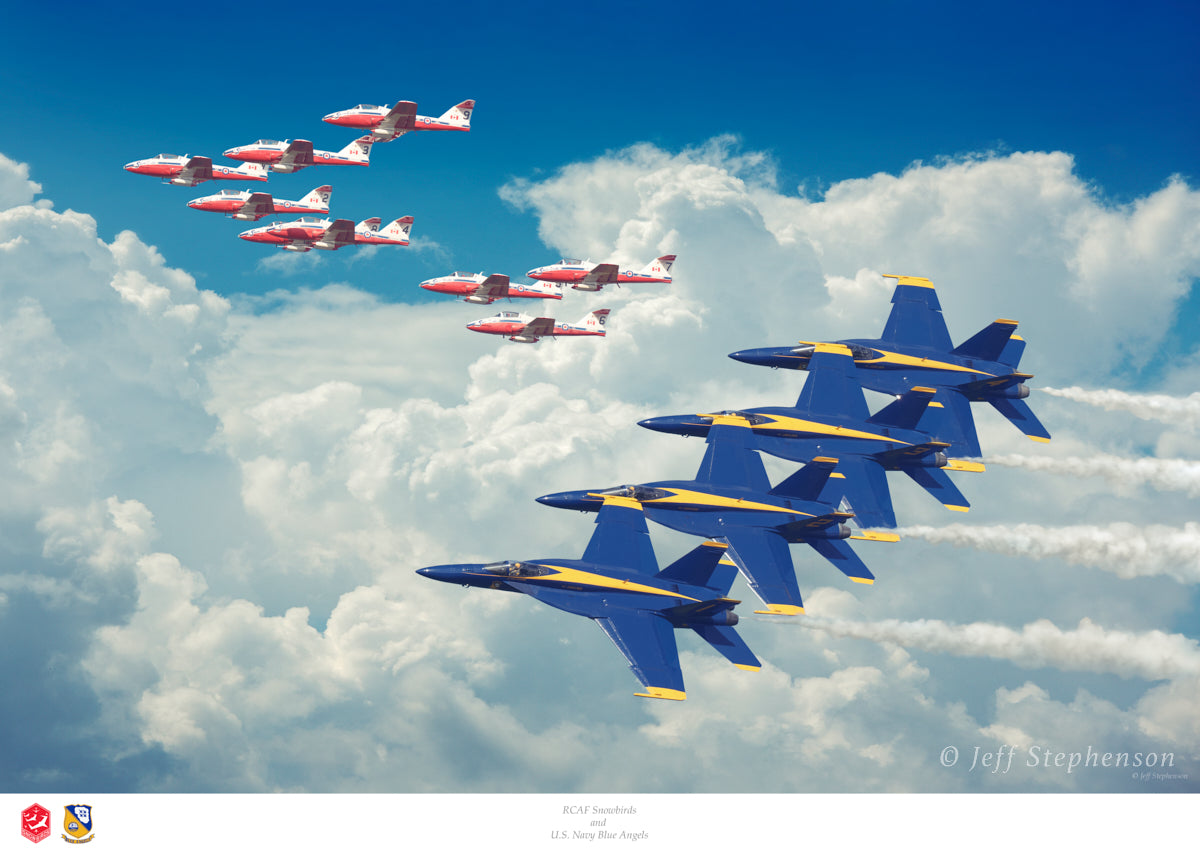 RCAF Snowbirds and U.S. Navy Blue Angels 4 Jeff Stephenson Photography