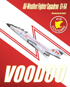 CF-101 Voodoo 410 Cougar Squadron - Graphic Art Print