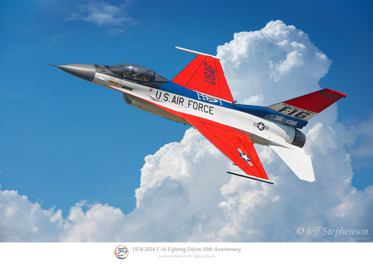 1974-2024 F-16 Fighting Falcon - 50th Anniversary Edition – Jeff