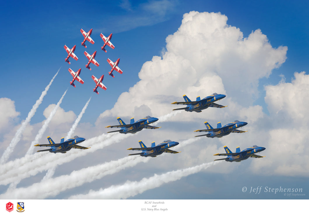 RCAF Snowbirds and U.S. Navy Blue Angels #3