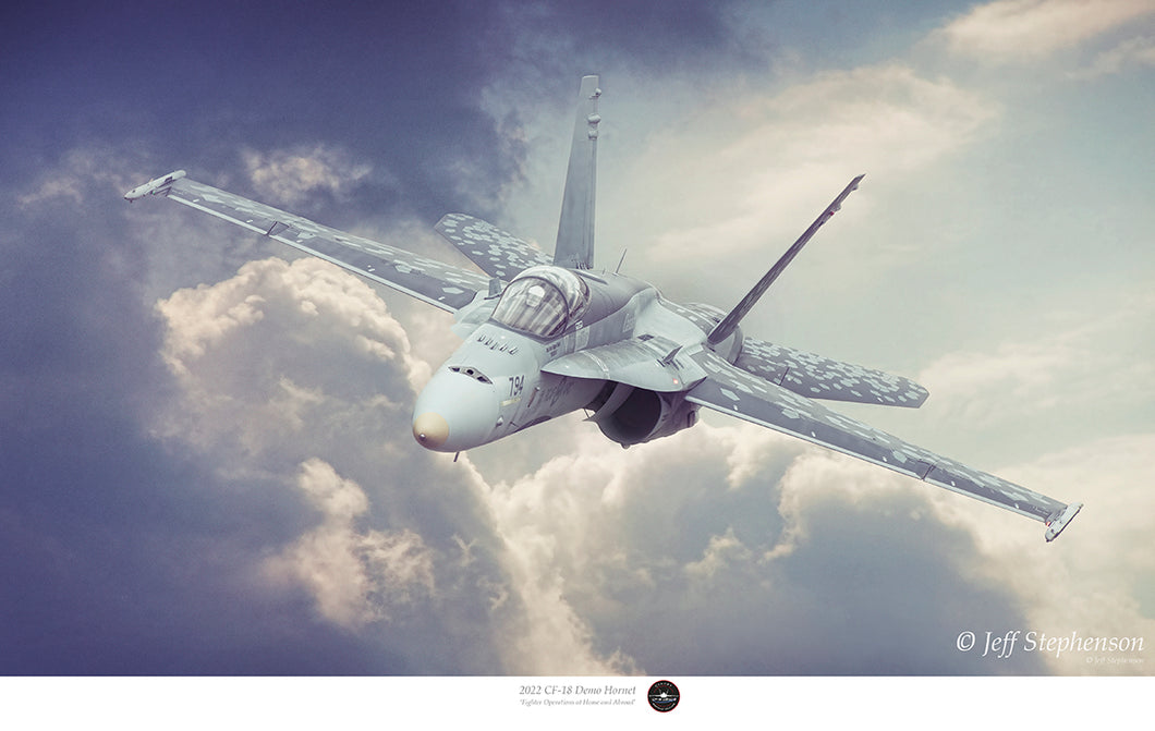 2022 CF-18 Demonstration Hornet - in flight