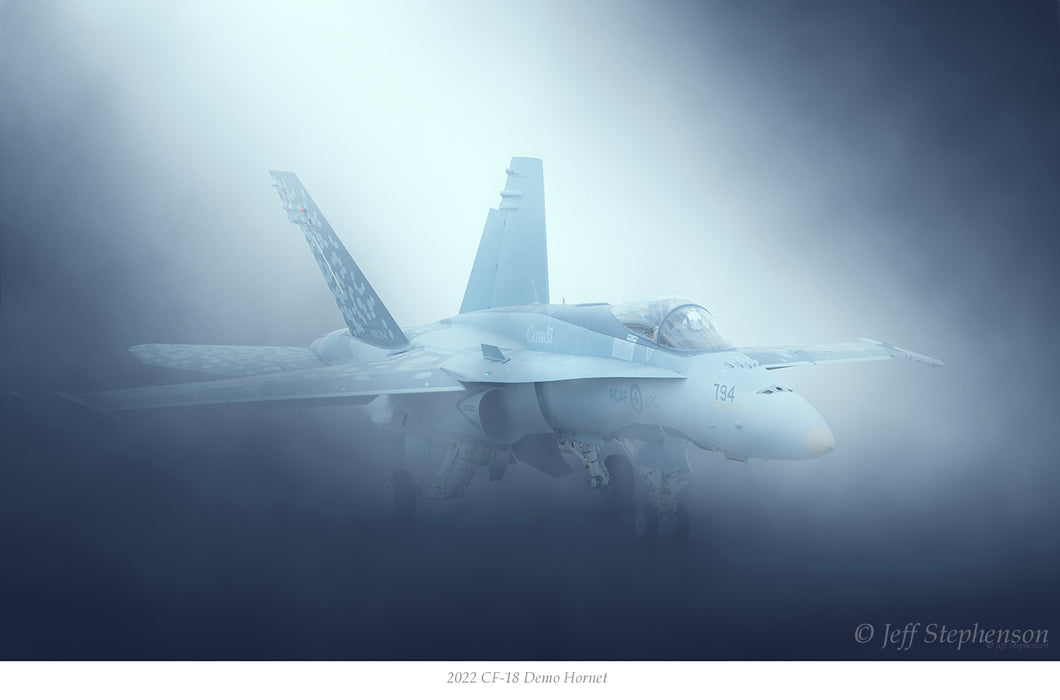 2022 CF-18 Demo Hornet - misty view