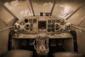 Beechcraft 'Beech 18' Expeditor Cockpit
