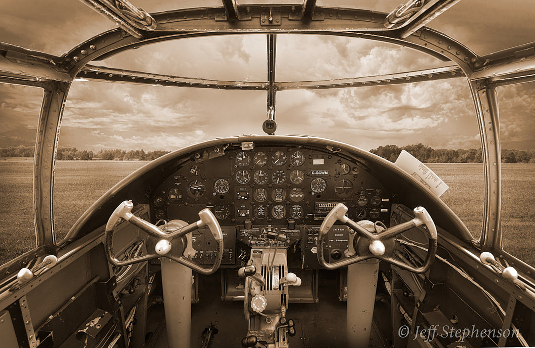 North American B-25J Mitchell Cockpit