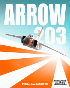 Avro Arrow Graphic Art Print