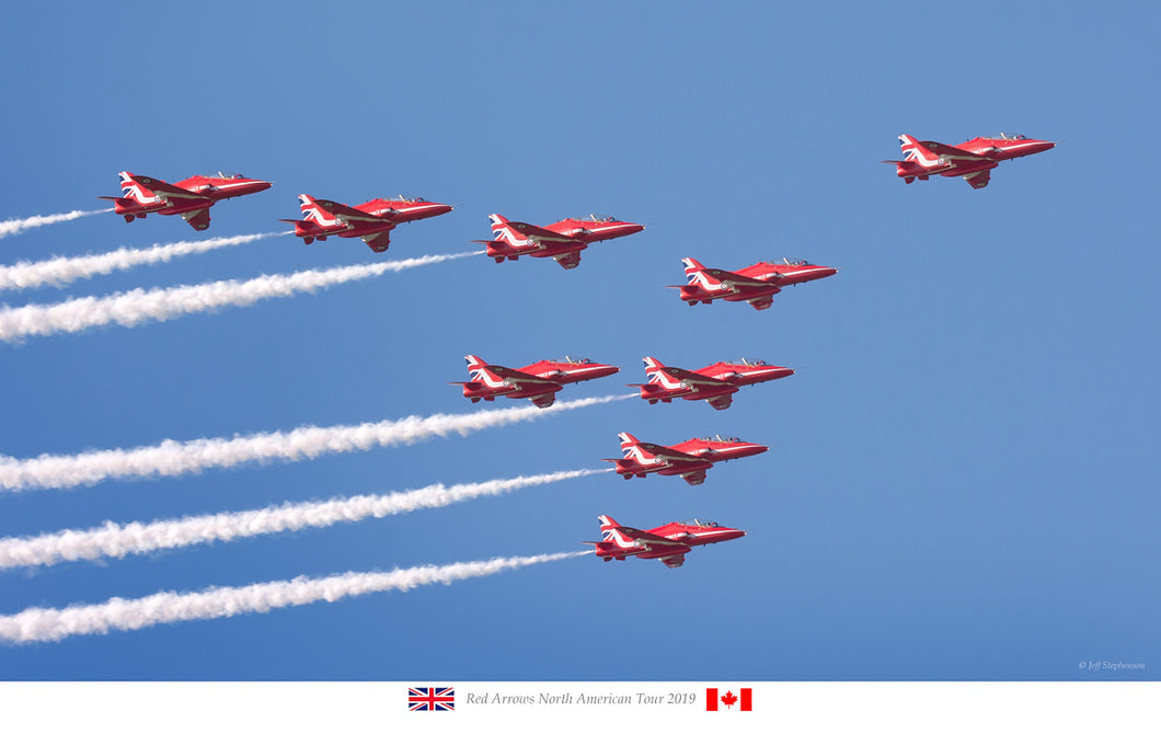 Red Arrows North American Tour 2019 - Formation