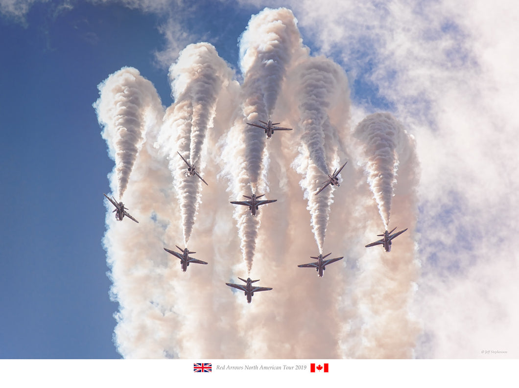 Red Arrows North American Tour 2019 - Over the Top